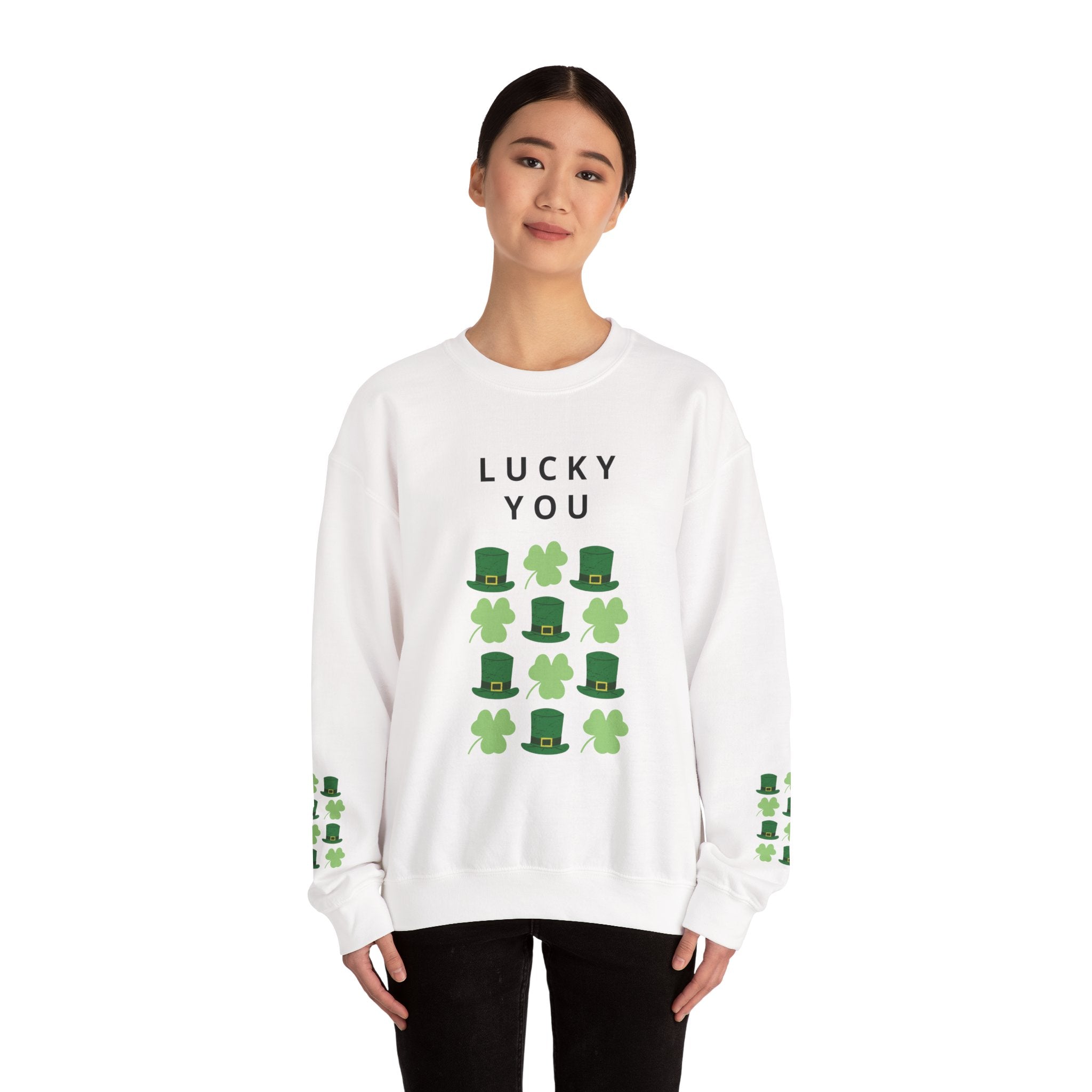 St. Patrick's Day Sweatshirt — Lucky St. Patrick Holiday Crewneck