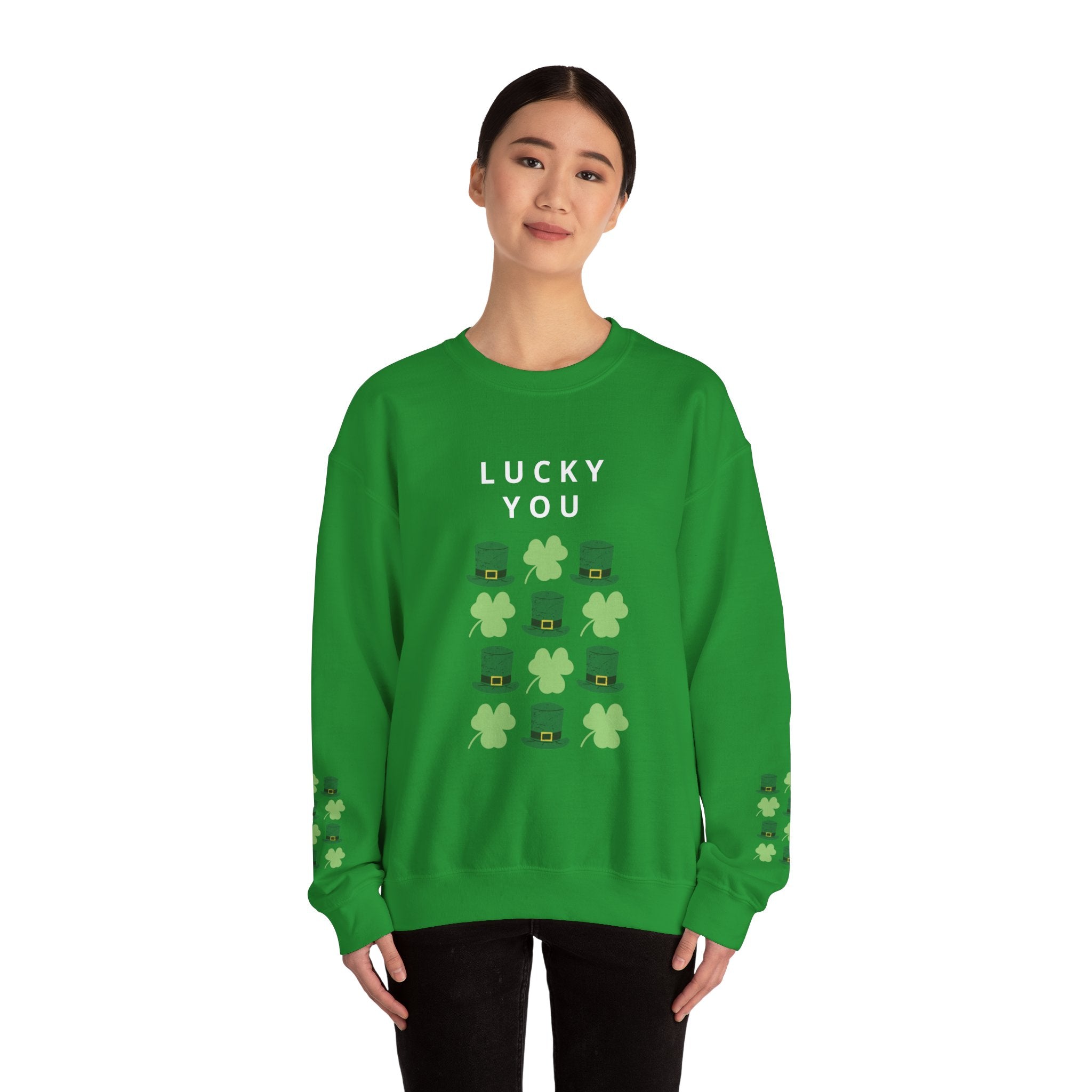 St. Patrick's Day Sweatshirt — Lucky St. Patrick Holiday Crewneck