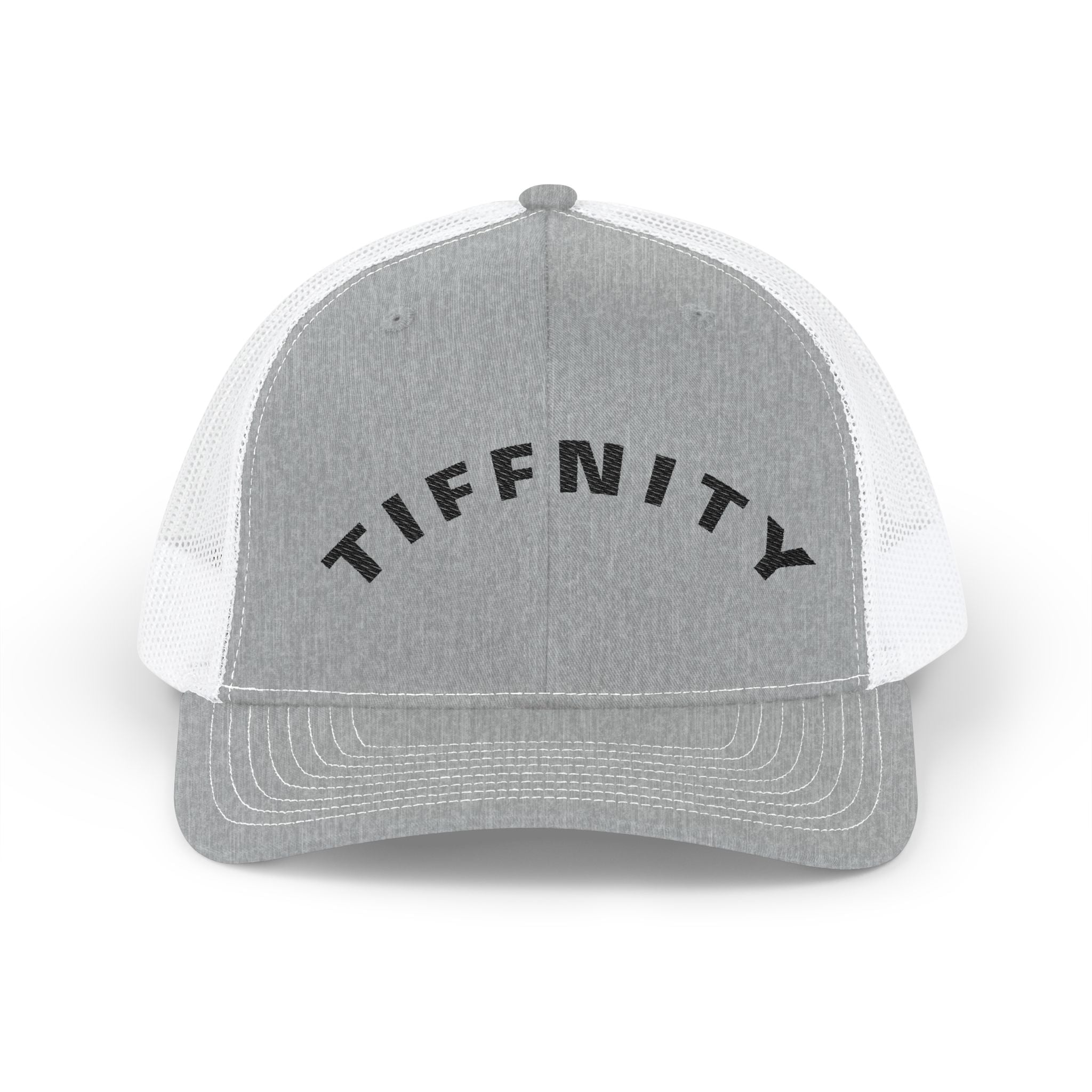 Embroidered Curved Text Trucker Cap | Custom Snapback Hat